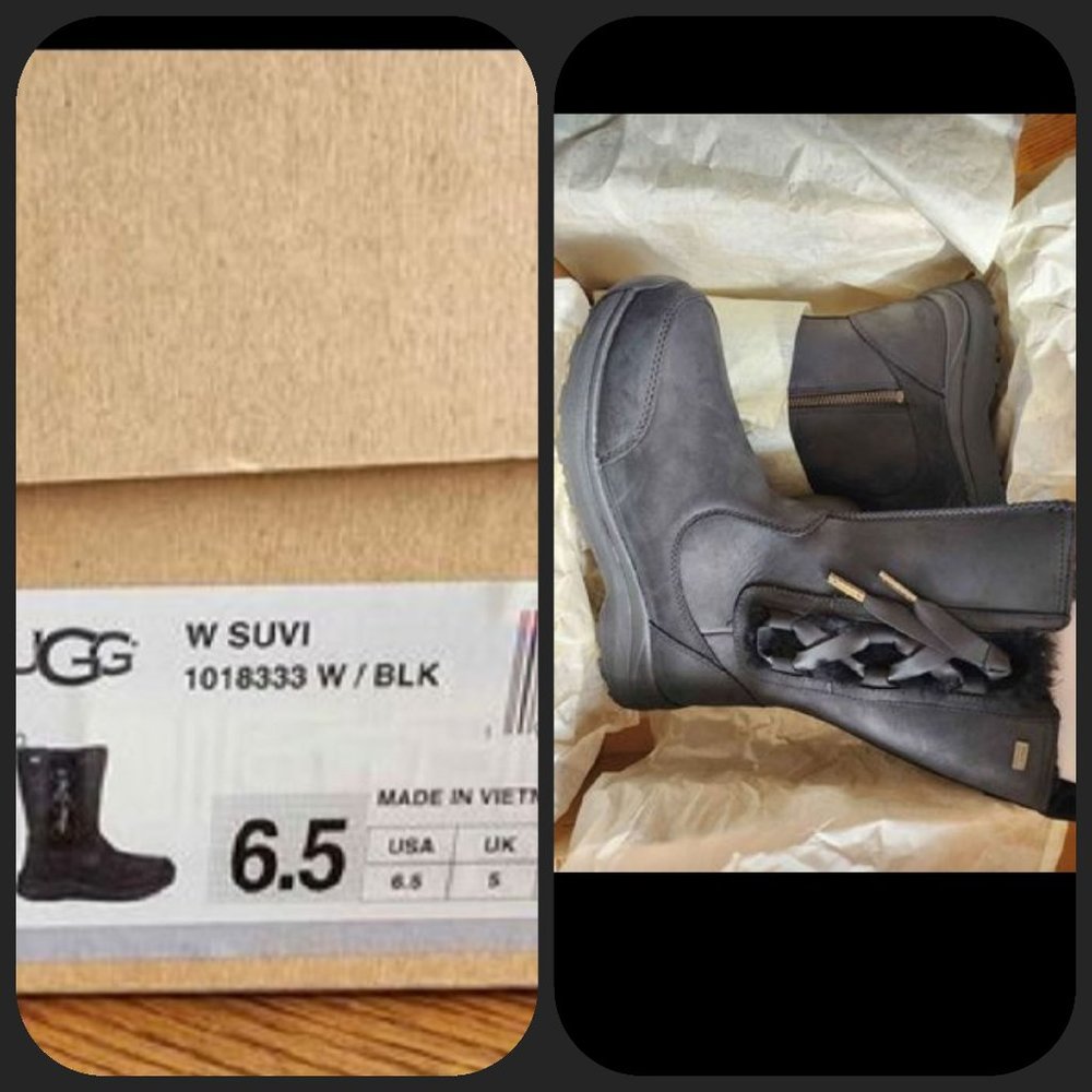 Black Suvi UGG boots